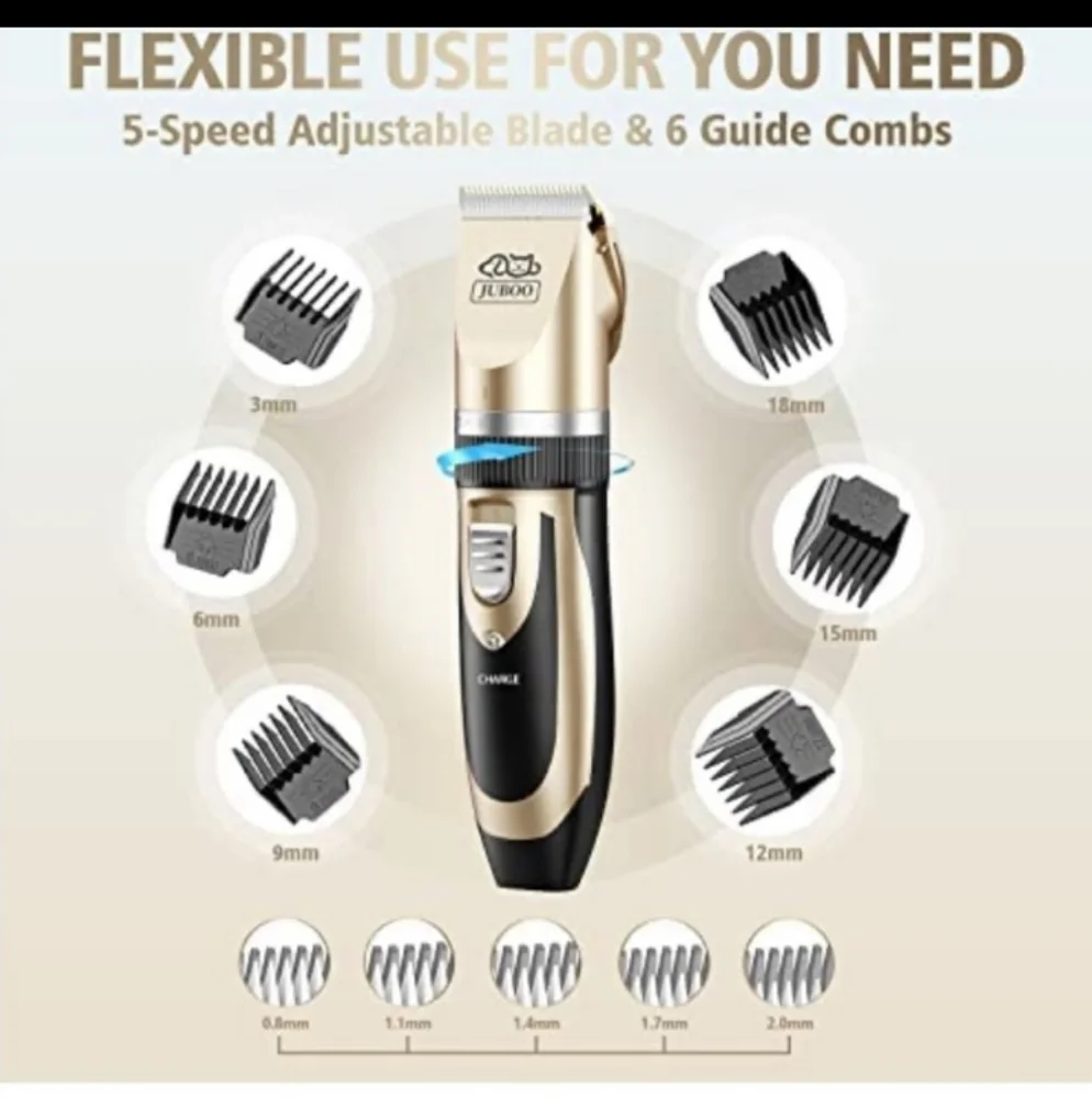New Dog Clippers Low Noise Professional Groomers Cordless